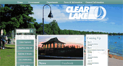 Desktop Screenshot of cityofclearlake.com